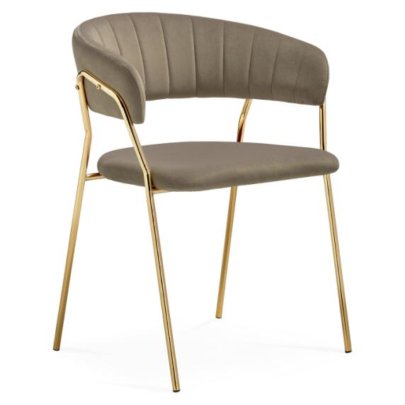 Стул Kamelia 1 cappuccino/gold
