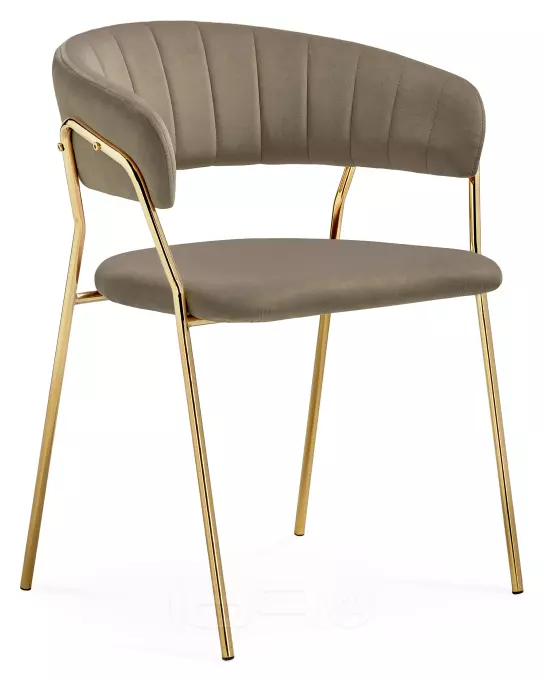 Стул Kamelia 1 cappuccino/gold