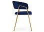 Стул Kamelia 1 dark blue/gold