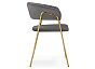 Стул Kamelia 1 dark gray/gold