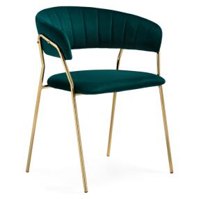 Стул Kamelia 1 green/gold