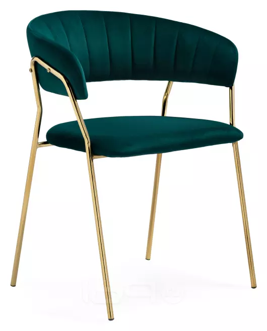 Стул Kamelia 1 green/gold