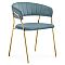 Стул Kamelia 1 light blue/gold