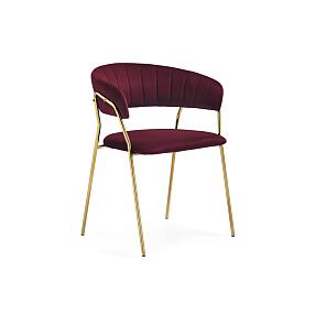 Стул Kamelia 1 wine red/gold