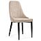Стул на металлокаркасе Kora black / beige