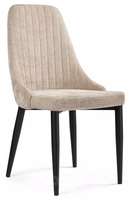 Стул на металлокаркасе Kora black / beige