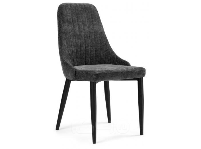Стул на металлокаркасе Kora black / dark gray
