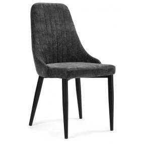 Стул на металлокаркасе Kora black / dark gray
