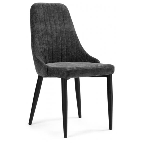 Стул на металлокаркасе Kora black / dark gray