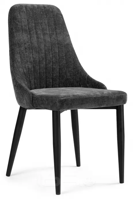 Стул на металлокаркасе Kora black / dark gray