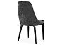 Стул на металлокаркасе Kora black / dark gray