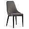 Стул на металлокаркасе Kora dark gray / black