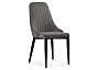 Стул на металлокаркасе Kora dark gray / black
