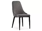 Стул на металлокаркасе Kora dark gray / black
