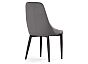 Стул на металлокаркасе Kora dark gray / black