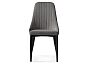 Стул на металлокаркасе Kora dark gray / black