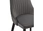 Стул на металлокаркасе Kora dark gray / black