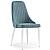 Стул Kora light blue/white