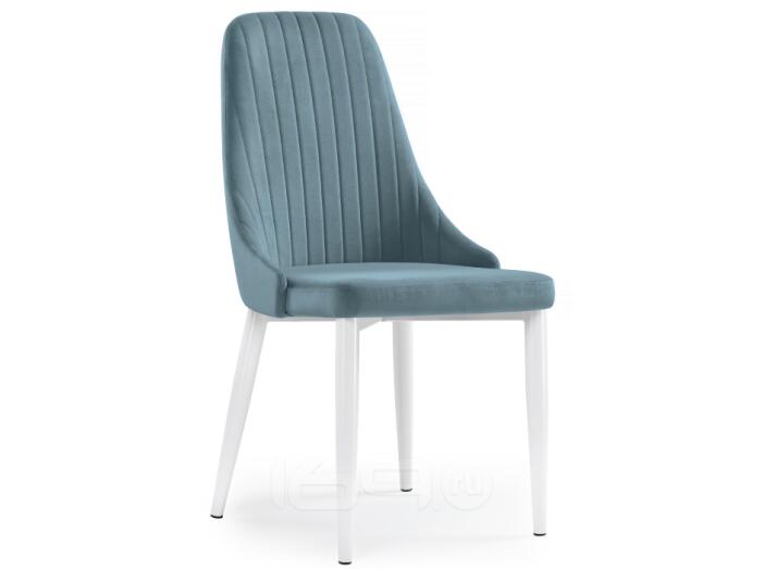 Стул Kora light blue/white