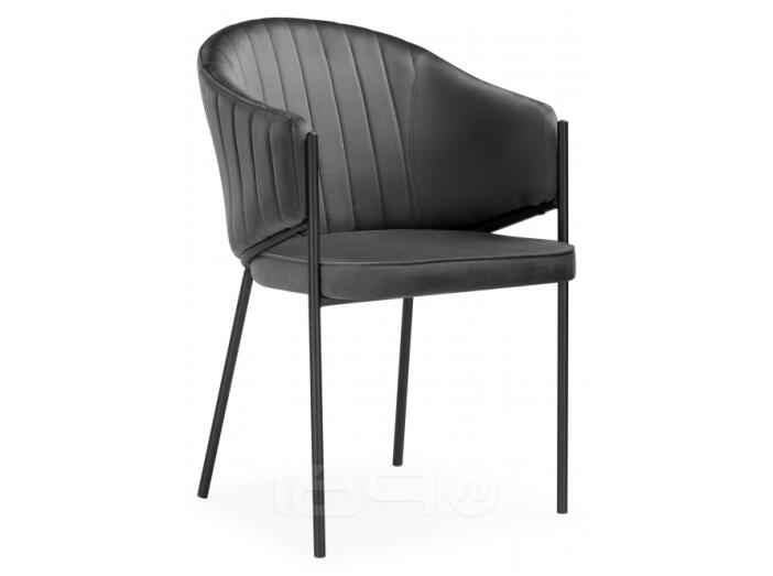 Стул Kortni dark grey/black