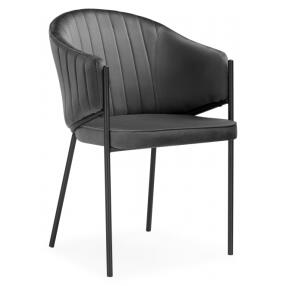 Стул Kortni dark grey/black