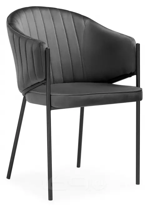 Стул Kortni dark grey/black