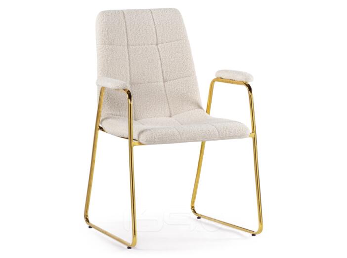 Стул Lana white/gold