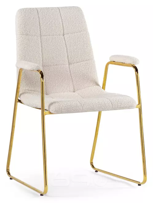 Стул Lana white/gold