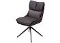 Стул LEROY 360 град. поворот Серый Maison 99# / OTE COBBLE 457 / черный каркас, ®DISAUR