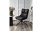 Стул LEROY 360 град. поворот Серый Maison 99# / OTE COBBLE 457 / черный каркас, ®DISAUR