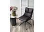 Стул LEROY 360 град. поворот Серый Maison 99# / OTE COBBLE 457 / черный каркас, ®DISAUR