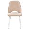Стул Leset Арман Металл Белый/Велюр Бежевый