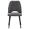 Стул Leset Арман Металл Черный/Велюр Графит