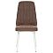 Стул Leset Дрим Металл Белый/Велюр VENDETTA 7 Коричневый