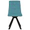 Стул Leset Умбра Повортный механизм Металл Черный/Велюр Ментол