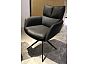 Стул LUIS 360 град. поворот Серый Maison 99# / OTE COBBLE 457 / черный каркас, ®DISAUR