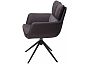 Стул LUIS 360 град. поворот Серый Maison 99# / OTE COBBLE 457 / черный каркас, ®DISAUR