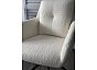 Стул MEADOW 360 град. поворот. Белый XD841-01, букле / черный каркас, ®DISAUR