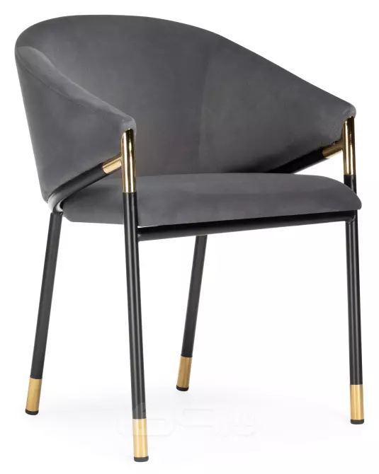 Стул Molton gray/black/gold