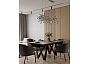 Стул Molton gray/black/gold