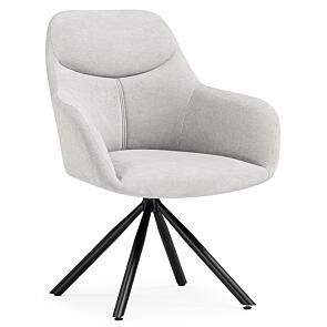 Стул на металлокаркасе Бартон 2 ткань мадера 2 / черный матовый