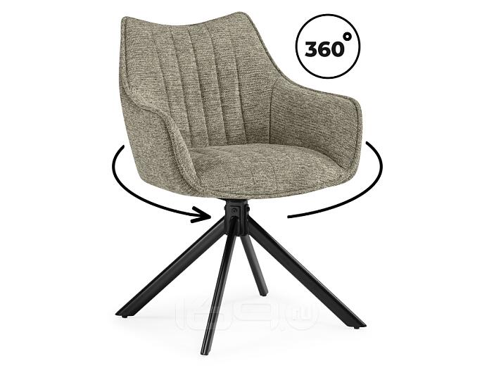 Стул на металлокаркасе Denever beige / black