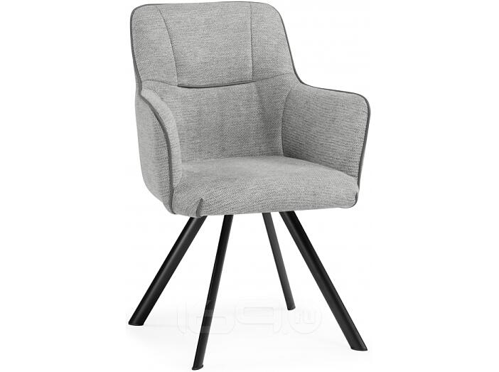 Стул на металлокаркасе Elis gray / dark gray / black