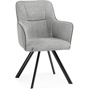 Стул на металлокаркасе Elis gray / dark gray / black