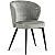 Стул на металлокаркасе Gref gray / black