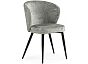 Стул на металлокаркасе Gref gray / black