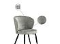 Стул на металлокаркасе Gref gray / black