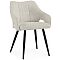Стул на металлокаркасе Hera beige / black