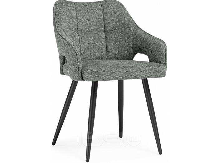 Стул на металлокаркасе Hera dark gray / black