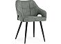 Стул на металлокаркасе Hera dark gray / black